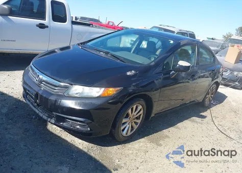 2012 Honda Civic Ex z USA, uszkodzony, nr VIN 2HGFB2F80CH538485